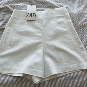 Zara Women's White Shorts